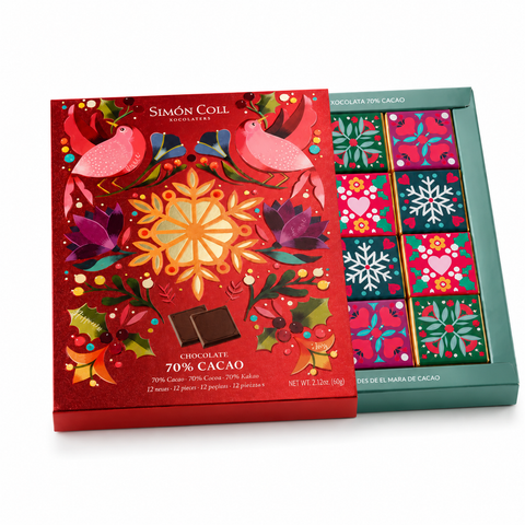 Boite cadeau napolitain chocolat noir - 60g