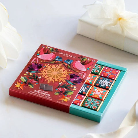 Boite cadeau napolitain chocolat noir - 60g