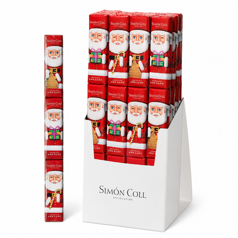 Réglette de chocolat lait thème noel - 3x18g
