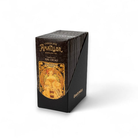 Tablette de chocolat noir 70% amatler - 70g