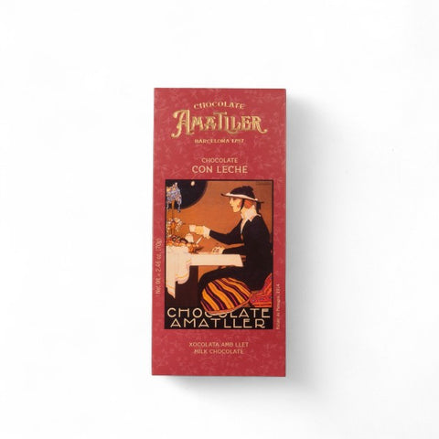 Tablette de chocolat au lait amatler - 70g