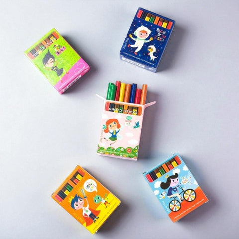 Boite de 8 crayons en chocolat - 20g