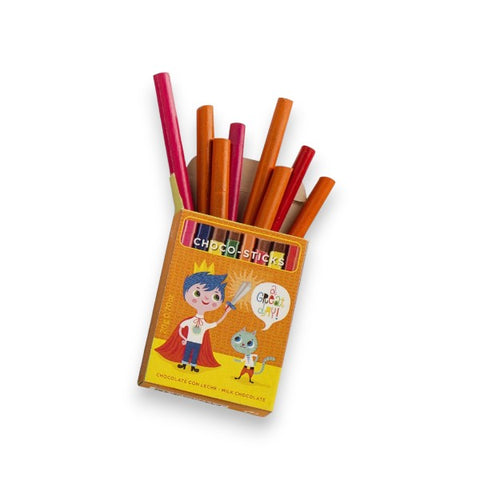 Boite de 8 crayons en chocolat - 20g