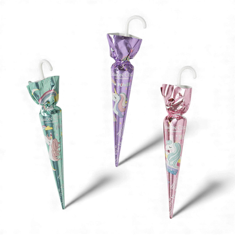 Parapluie en chocolat au lait Licorne - 15g