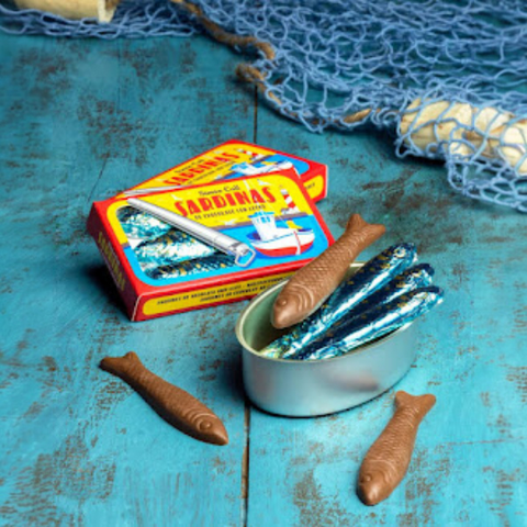Boites sardines chocolat au lait -24g