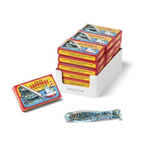 Boites sardines chocolat au lait -24g