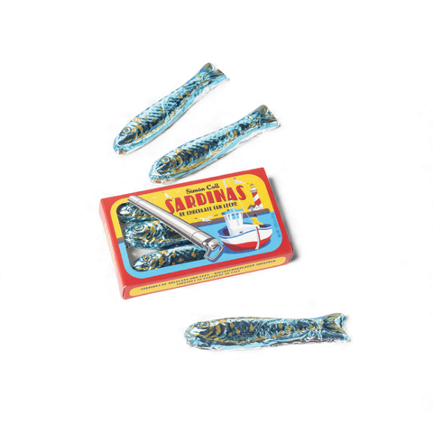 Boites sardines chocolat au lait -24g