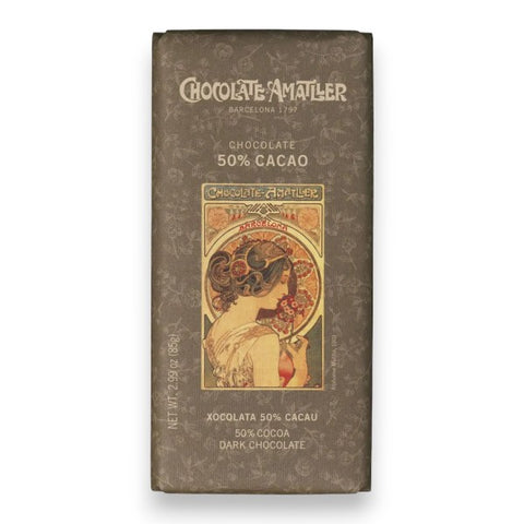 Tablette de chocolat noir amatler - 85g