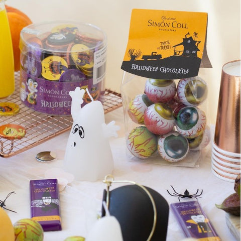 Yeux chocolat lait halloween - sachet de 120g