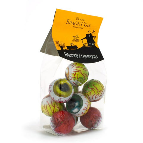 Yeux chocolat lait halloween - sachet de 120g