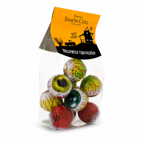 Yeux chocolat lait halloween - sachet de 120g