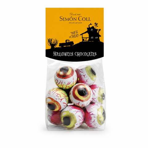 Yeux chocolat lait halloween - sachet de 120g