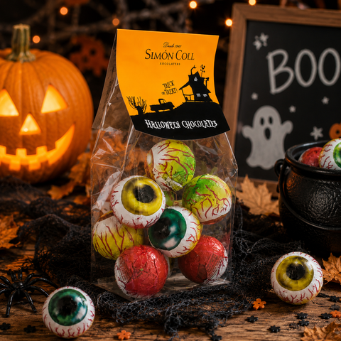 Yeux chocolat lait halloween - sachet de 120g