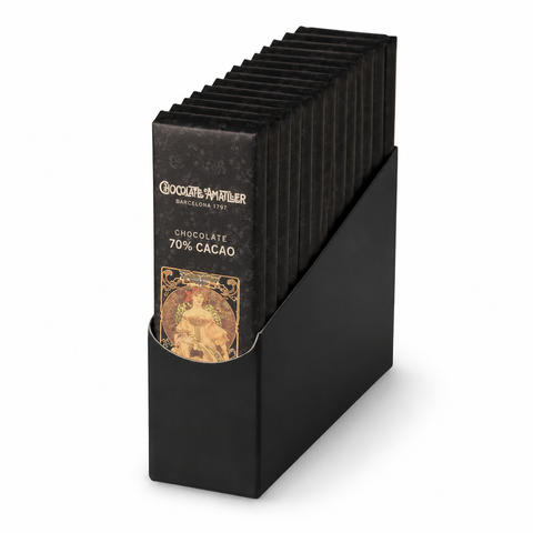 Barre de chocolat noir 70% - format 18g