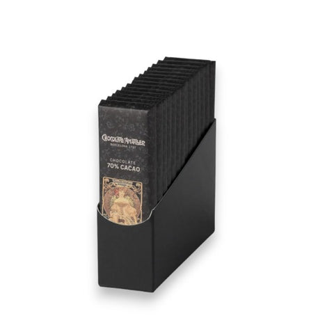 Barre de chocolat noir 70% - format 18g