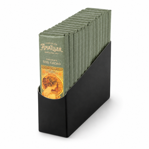 Barre de chocolat noir 50% - format 18g