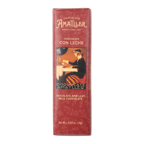 Barre de chocolat au lait - format 18g