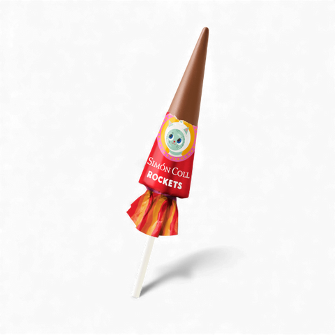 Fusée en chocolat au lait - 10g