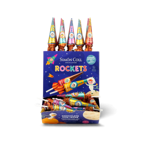 Fusée en chocolat au lait - 10g