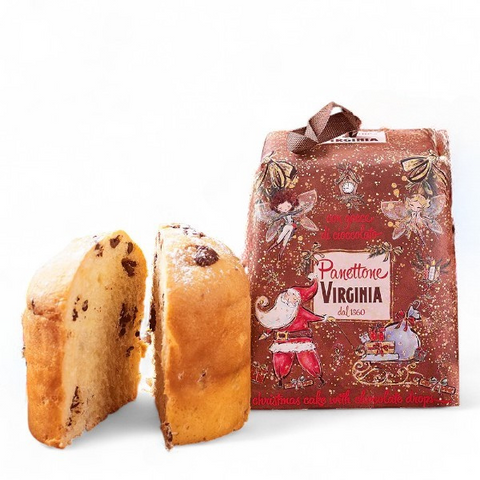 Mini panettone traditionnel de noël pépites de chocolat - 100g