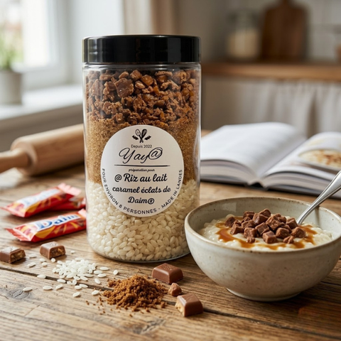 Préparation pour riz au lait caramel & éclat de Daim - 350g