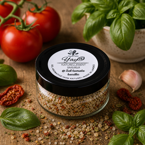 Sel aromatisé tomate basilic - 100g