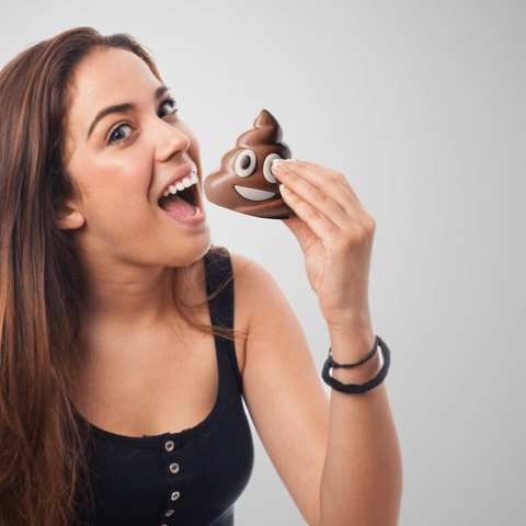 Emoji crotte en chocolait au lait - 50g