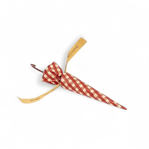 Parapluie en chocolat au lait decor vichy - 35g